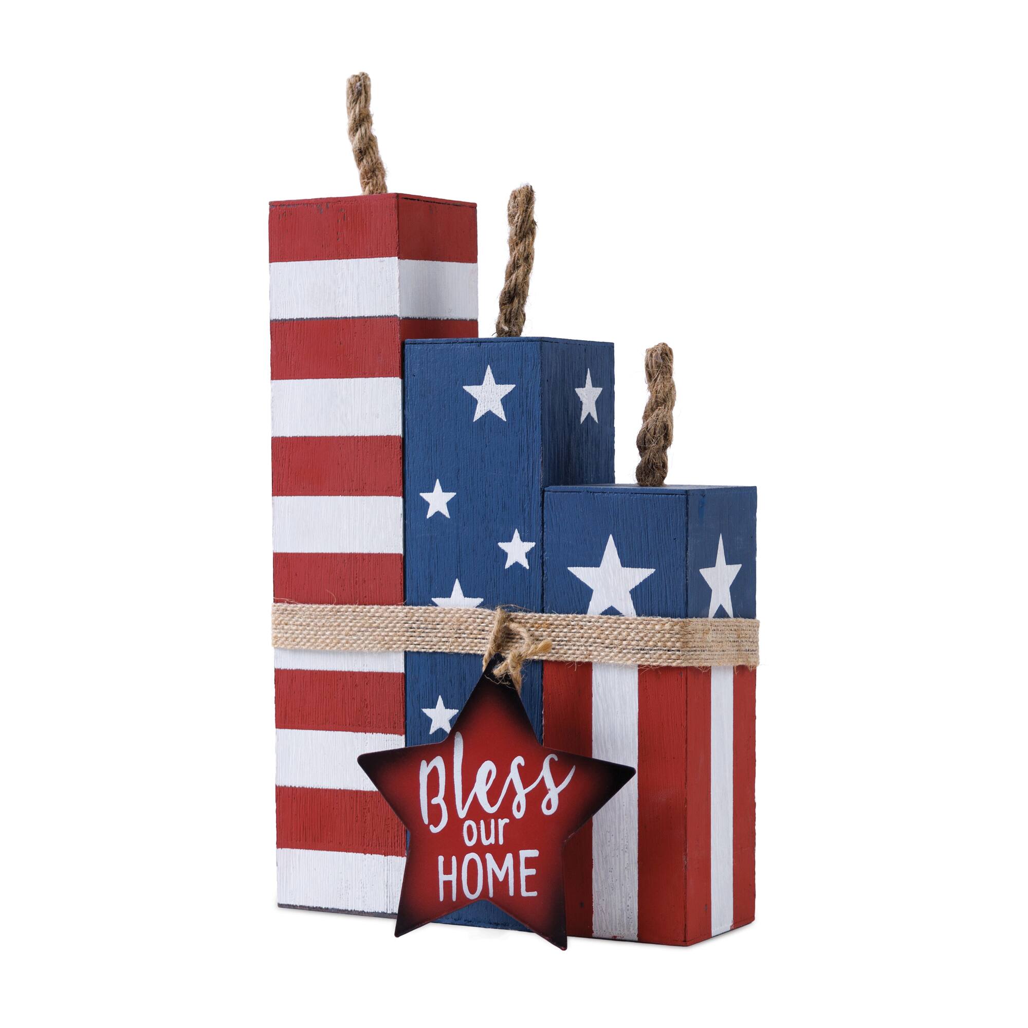 14" Americana Firecracker Block Bundle